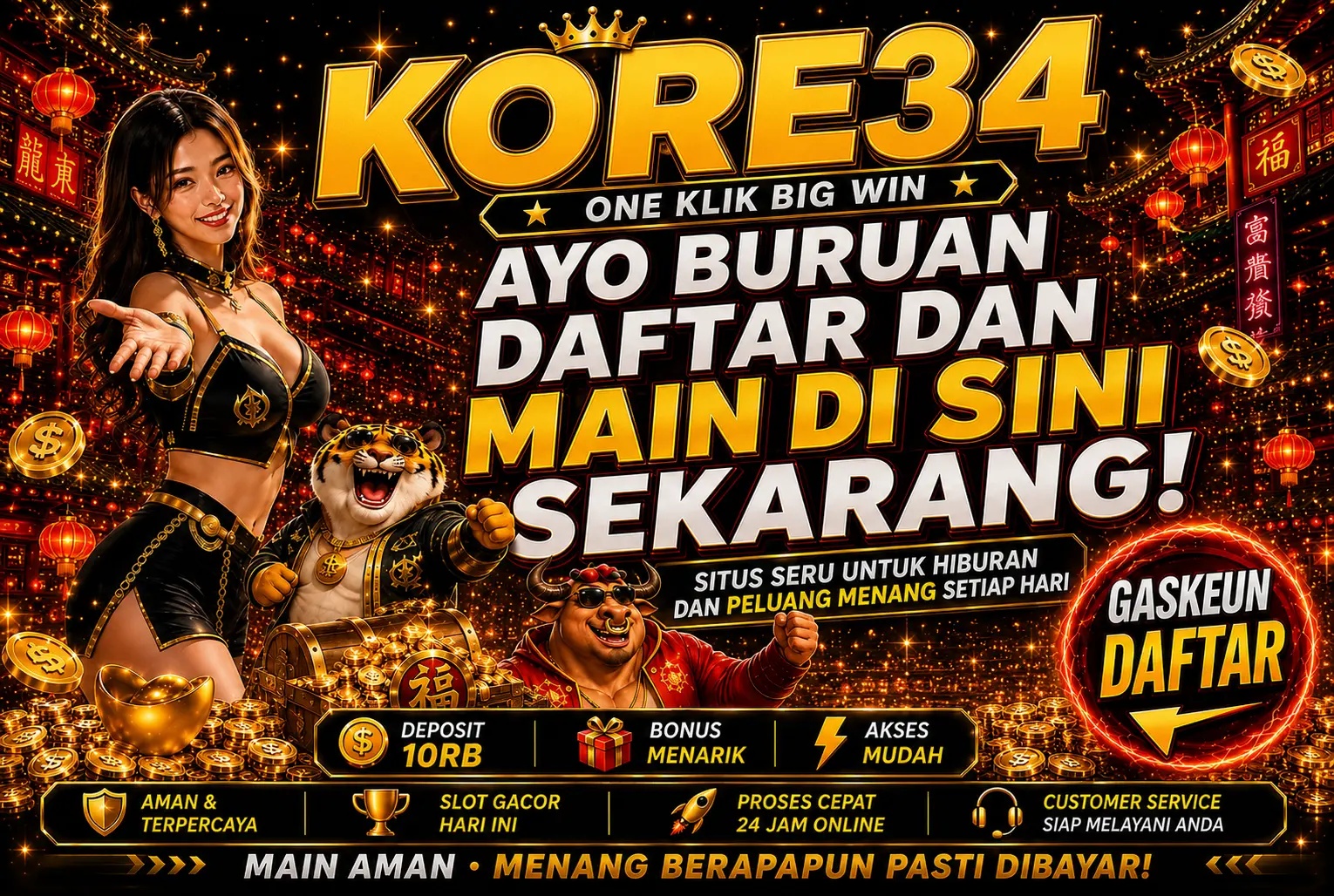 KORE34 Panggung Kompetisi Bergaya Korea Dengan 34 Karakter Spesialis 